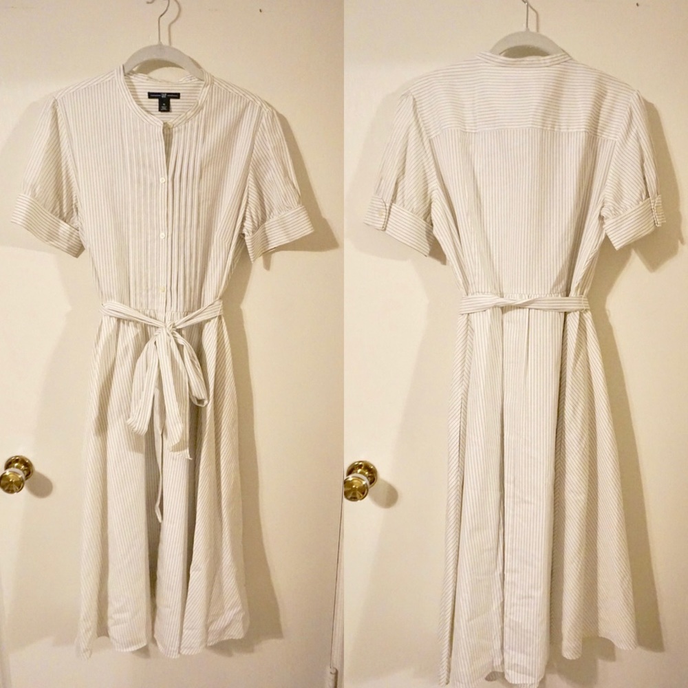 Gap Shirt Dress, striped, buttons down the front